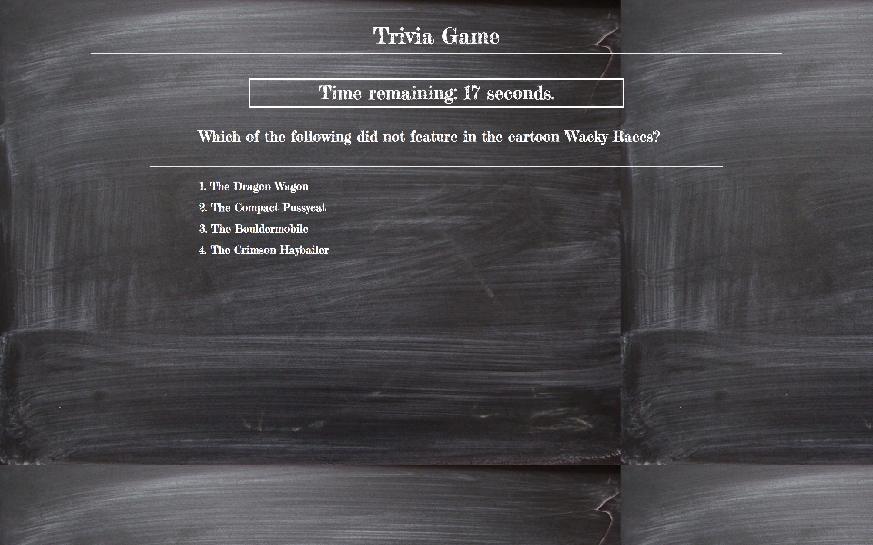 Trivia Game